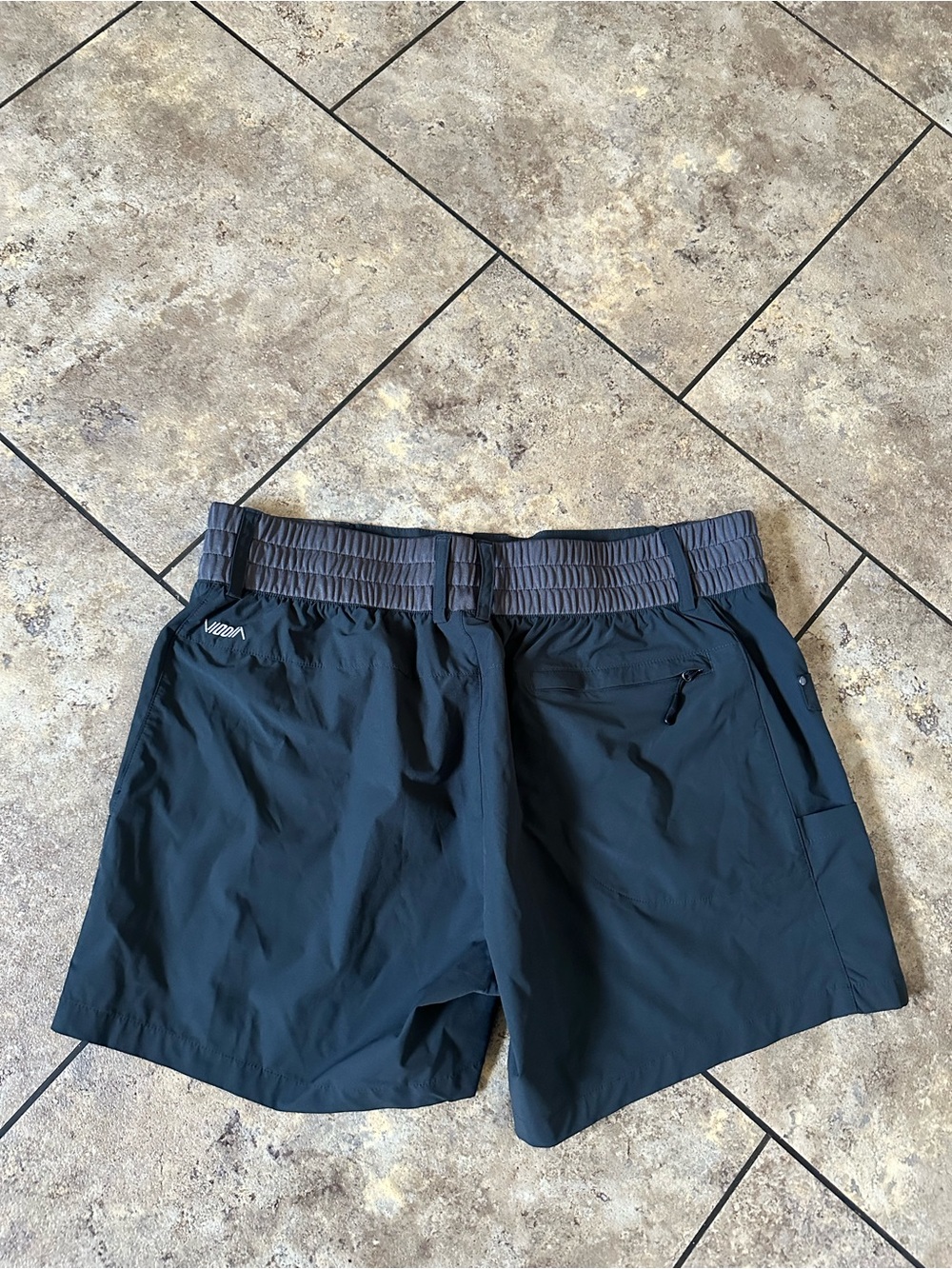 Viodia Black Athletic Shorts with Elastic Waistband Size X